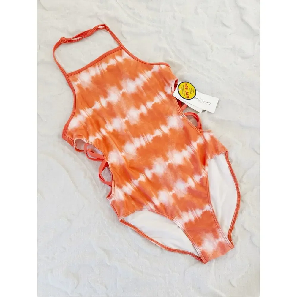 Treasure & Bond Cutout One Piece Swimsuit Girls Size 10 New